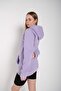 Women's Lilac Oversize Hooded Sweatshirt 000 - 4