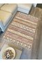 Cotton Rug 63 Multu Scandinavian Motifs Modern Decorative Fringed Washable Woven Rug - 2