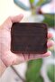 Hara 6 in 1 Real Leather Unisex Card Holder - Keychain Set with Money Compartment - Dark Brown - 4