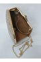 Women's Laser Gold Gold Evening Dress Clutch Portfolio Evening Bag - 7
