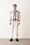 Men's Regular Patterned Suede Coat - 3