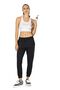 Navy Blue Melange Slim Fit Shaded Winter Jogger Sweatpants Ankle Length - 6