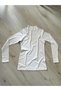 Cotton Women's 2-Piece Black and White Half-Neck Bodysuit - 2