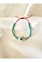 Natural Turquoise Stone Glass Eye Bracelet