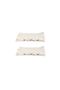 Natural Frilly Runner Vintage 2 Pieces 40x80 Cm - 4