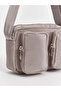 LCW ACCESSORIES - حقيبة كتف نسائية رمادية بحزام قابل للتعديل - 4