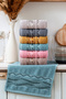 Boho Set of 6 100% Cotton Hand, Face and Kitchen Towels - 30X50 cm