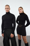 Siyah Couple Basic Balıkçı Yaka Triko Kazak TWOAW21KZ1279 - 6