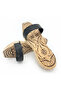 Authentic Wooden Clogs Turkish Bath Slippers Natural Handmade - 2