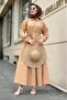 Camel Collared Mevlana Dress