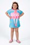 Ballerina Pattern Children's Poncho Beach Towel