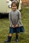 Sweat Dress Kids Gray Organic Cotton