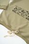 Hooded Sweat with Pockets Kids Khaki Organic Cotton - 5