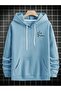 Unisex the Dream Your Life Printed Oversize Hooded Sweatshirt - 2