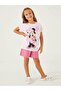 Girl's Shorts Set 9-14 Years Light Pink - 3