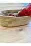 Wicker, Jute, Basket, In-Cabinet, Children's Room, Organizer, Storage Basket, Bread Basket, 30X20X10 - 2