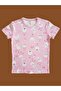Short Sleeve Patterned Children's Pajama Set # Printed Children's Pajama Set # Rabbit-Skin-Pajamas # Laundry Room - 2