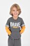 Boy's Brave Printed Trend Tracksuit Set Ak2231 - 4