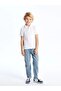 LCW Kids Polo Collar Basic Short Sleeve Boy's T-Shirt - 3