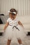 Baby Girl Child Princess Fluffy Tutu Dress Polka Dot Short Sleeve Flexible Lycra - 6