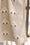 Patterned Knitted Baby Blanket for Girls and Boys 90cm X110Cm Car Dream Beige - 7