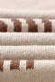 Patterned Knitted Baby Blanket for Baby Girl and Boy 90cm X110Cm Beige Rainbow - 3