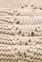 Knitted Baby Blanket for Baby Girl and Boy 90cm X110Cm Basic Hearts Beige - 2
