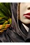 Shiny Stoned Satin Janjan Hijab Evening Dress Shawl - 3