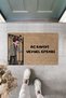 Modern Digital Printing Doormat - Open the Door Veysel Efendi Legendary Quote - Decorative Doormat