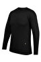 Men's Crew Neck Knitwear Black Sweater Patterned Steel Knit Classic Fit - 5004C - 3