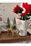 13 cm Glitter Gold Deer - Christmas and Christmas Ornament Decorative Tree Ornament - 5