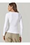 Women's Crew Neck Long Sleeve Lycra Black Body - 2