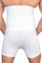 Men's White Double Waist Seamless Corset - 3