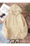 Women's the Kind Angel Printed Oversize Hooded Sweatshirt - 6