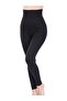 Women's Black 2 Size Reducing High Waist Seamless Corset Leggings - 5