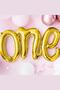 One Foil Balloon GOLD Italik Combined 1 Year Old Balloon 110cm - 2
