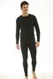 Men's Black Long Sleeve Zero Collar Thermal Body 2006