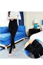 Plush Leggings, Women's Thermal Winter Leggings with Plush Inside - 6