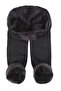 Women's Black Thermal Plush Leggings 9020 - 6