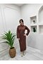 Seasonal Hair Pattern Embroidery Detail Dress - 4