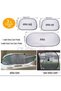 Car Rear and Side Window Suction Cup Curtain Sunshade Set 3-Piece Shade Car Rear Side Window in the Car Shop - 7