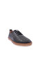 Black Leather Laser Comfort Women's Shoes - 2