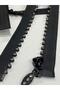 Stoned Zipper 100 Cm Black - 5