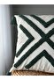 Punch Bohemian Cushion Cover, Handmade, 100% Handcrafted, Ecru, 43x43 cm. - 3