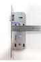 Black WC And Bathroom Door Lock 40 Mm / 40x23mm - Product Black Color - 4