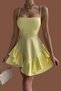 Mini Ball Gown and Graduation Dress with Flounces Skirt 102 - 5