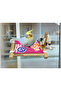 Bird bed sleeping and resting cushion with suction cups for use on surfaces such as glass, tiles, and cabinets.