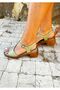 صنادل نسائية مريحة بكعب من الجلد الطبيعي - سارا - 2