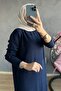 Corded Knitwear Dress - 3
