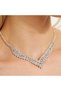 Cross knout choker necklace earrings bracelet set - 6
